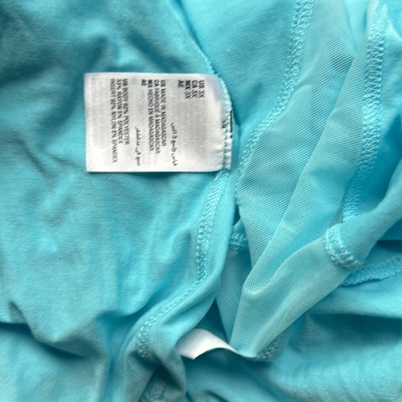 ID Ideology Plus Size Mesh-Back T-Shirt, back mesh size 3X aquatone - Picture 8 of 8